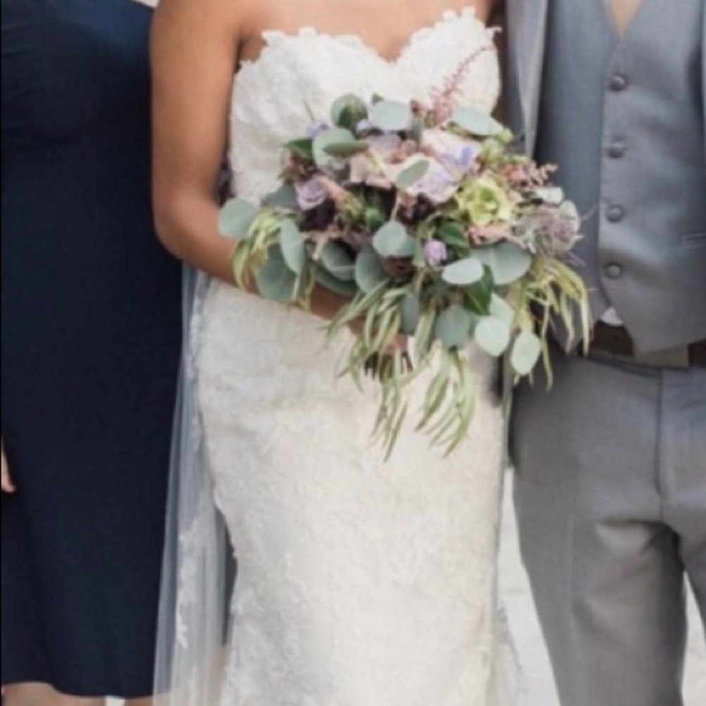 Rebecca Ingram Sandra strapless wedding dress